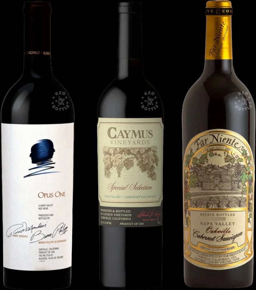 Opus One, Caymus Special Selection & Far Niente - Cabernet Bundle (3 x 750 ml)